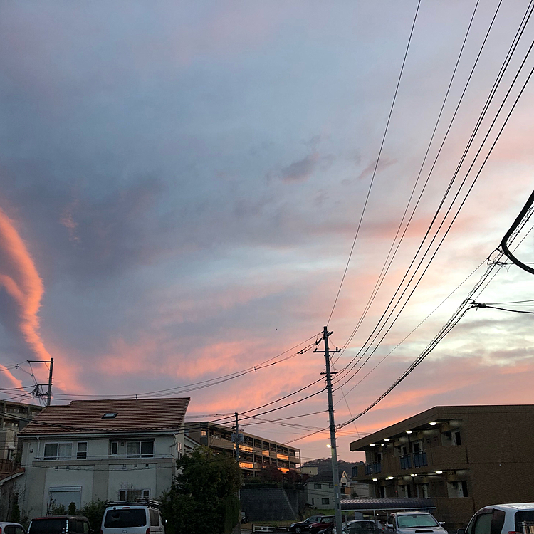今朝は綺麗な空でした😁
今週も始まり❗️😆