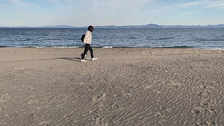 お天気良くて、東京湾の向かいのノコギリ山までまでくっきり見えました。