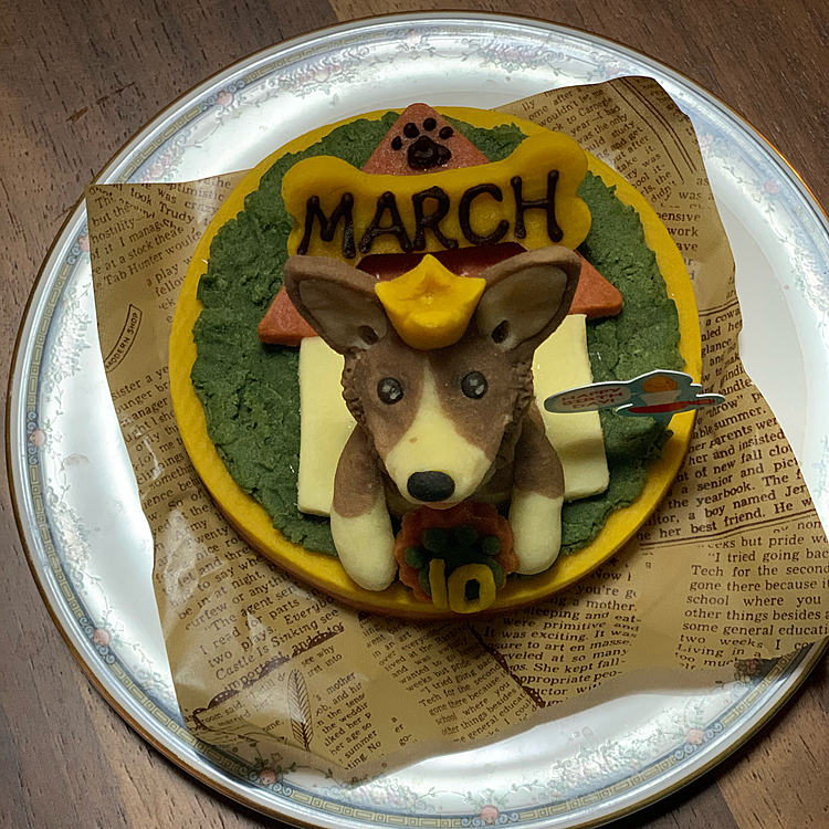 似顔絵ケーキはいつものロビナさんで🎂
かわいい😍