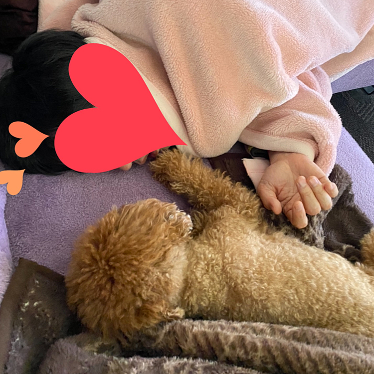 昼間から飲んでもちろんパパさんとハッピーはお昼寝💤
ママも珍しく夕方寝てしまいました😪