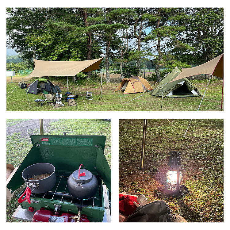 昨日の朝から長男、次男と男三人でキャンプに行って来ました。
まろ母が金曜日にコロナワクチン接種だったので男三人で行きました。
暑さの加減が分からないのでまろは留守番となりました😅
今回はそれぞれのテントを張ってのスタイルでした😁