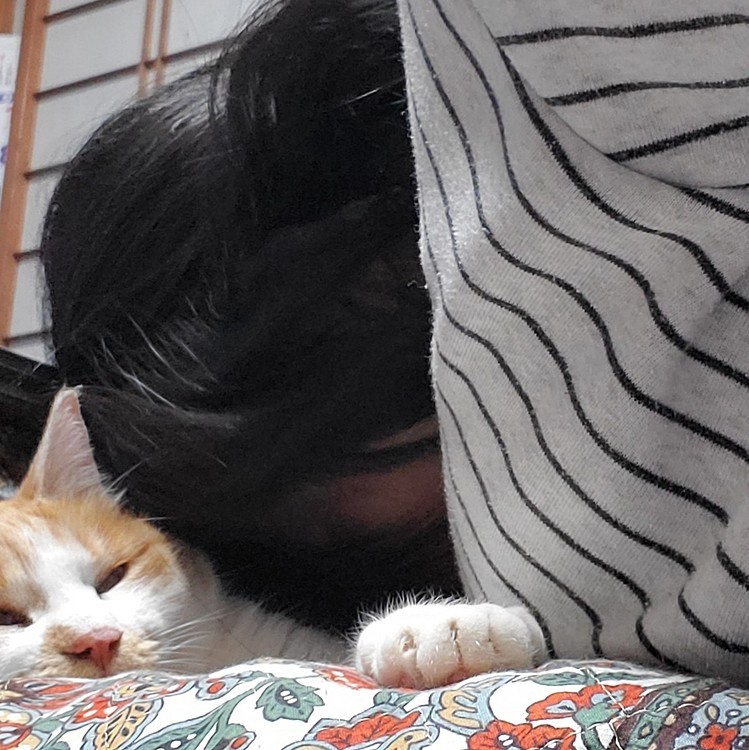 ねこ吸いで、ととのえる…
ありがとうね
ぐ…ぐるじいニャ…😾
