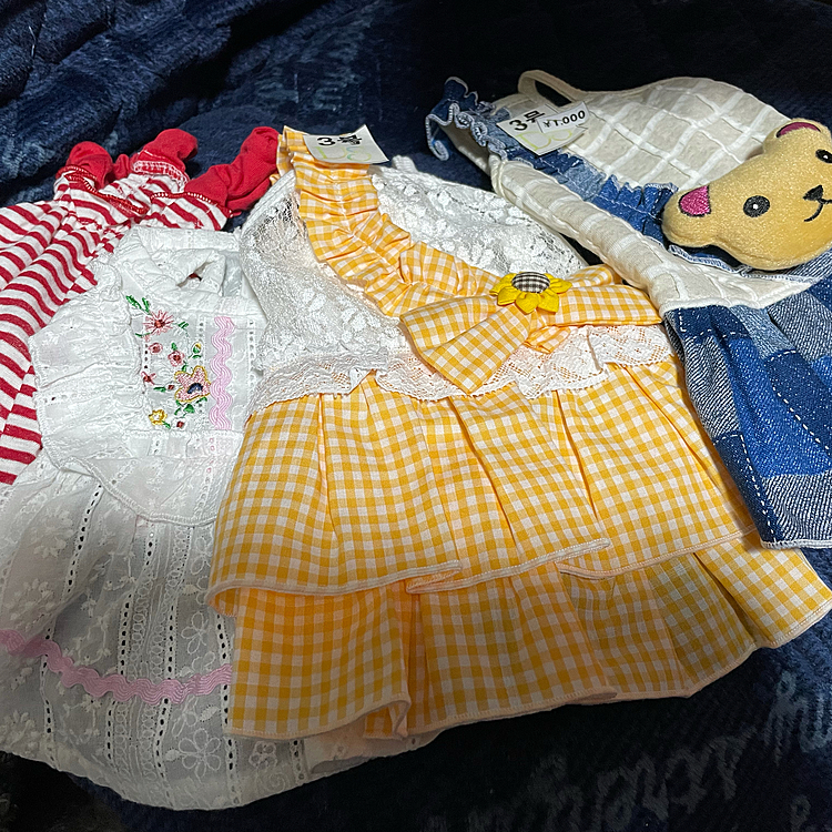 そして推し活、ハピさんへのお買い物✨
春夏用に洋服GET
そしてオヤツもGET👍