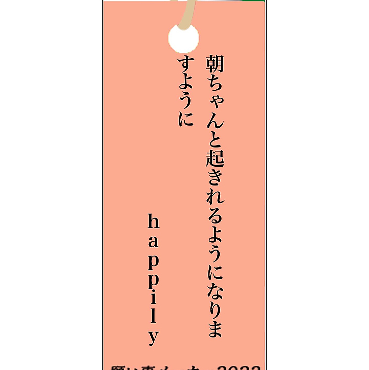 七夕のお願い…サマータイムだもんね！
多分コレ私に向けてるよね😅頑張りまーす