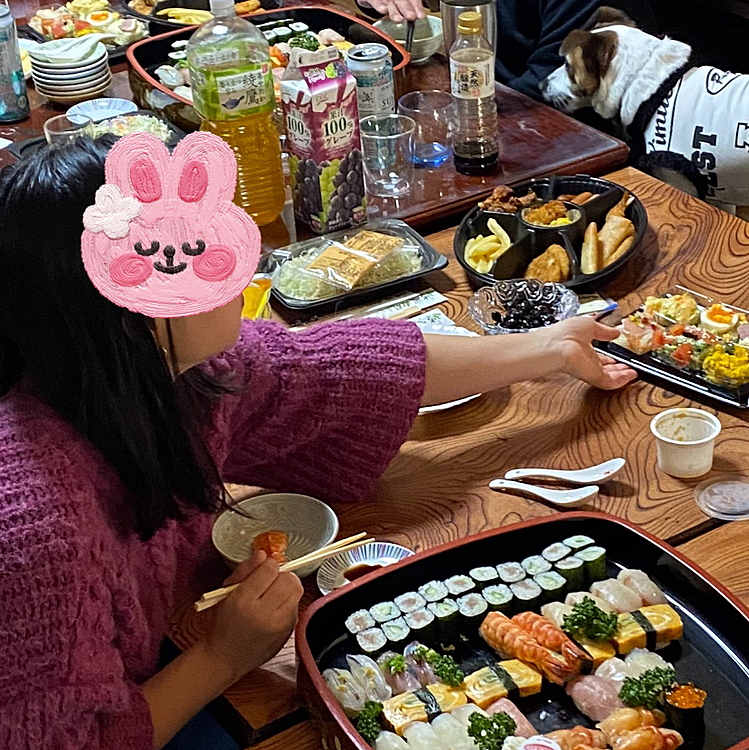 今度は、タイガー🐯のうちにみんなが‼️
写ってないけど、チゲ鍋が人気🫕❣️