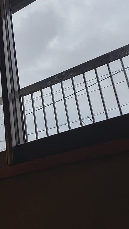 雲がこんなに早く流れて、、😅
