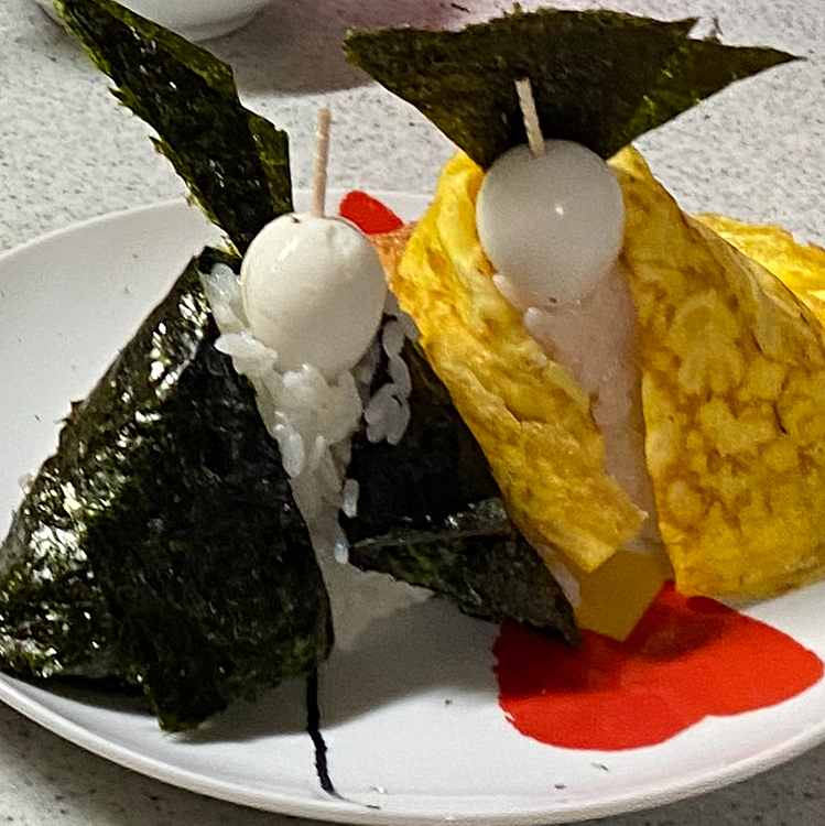 女雛の着物は、こっちのセットの方が上手くいったんですが、、