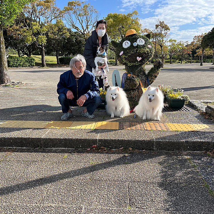今月のウナギ犬はランドセル背負ってました🎒