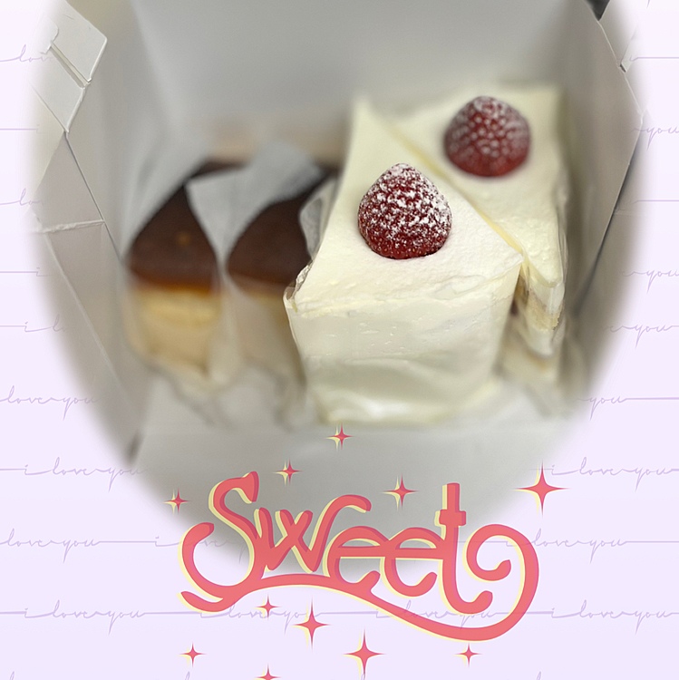 チーズケーキ＆🍓ショートケーキをテイクアウトしました🍰