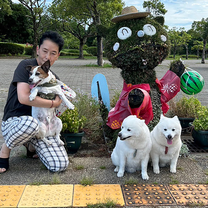 いつもの公園に❣️