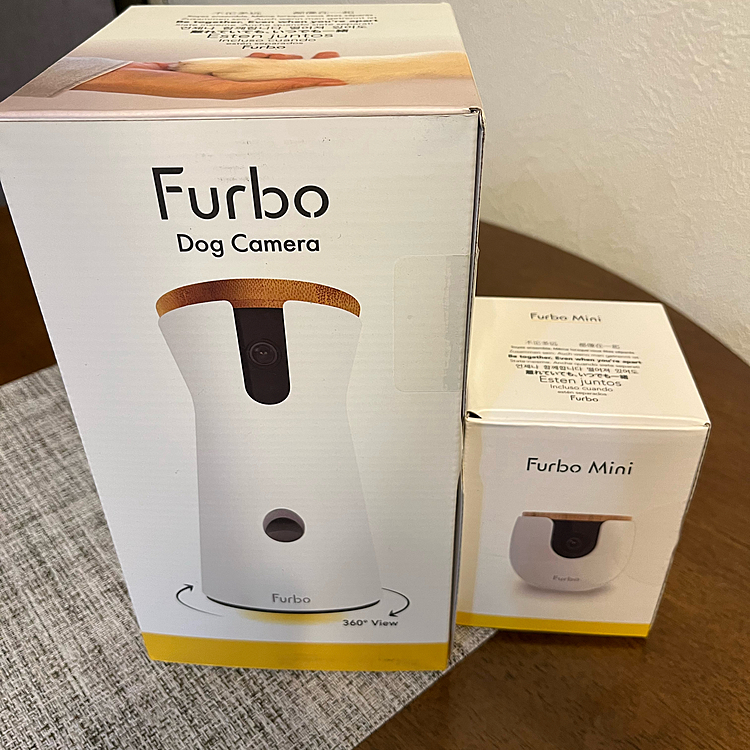 furboが壊れて新しいのを買いまいた😊
360°ビューカメラとミニカメラです✨
