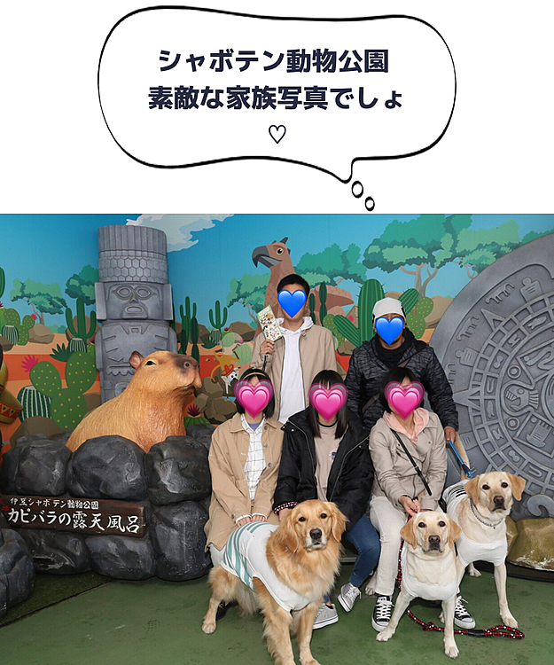 3月30日(月) 伊豆・家族旅行2日目🌸
昨日 濃霧のため断念した🌵シャボテン動物公園へ❗️

ペット入園OKなのは嬉しいですね🐶🐶🐶💕
(ペットNGエリアはありますが😅)
色んな動物たちに、興味津々のお三方🐶🐶🐶🎶
…ん？アリスは反応薄かったかな😂笑