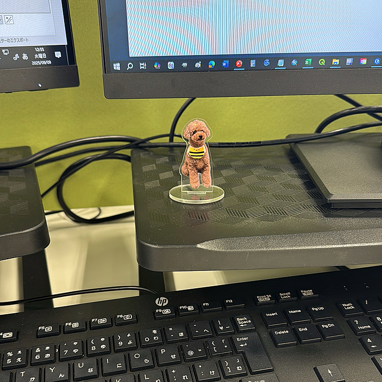 ライちゃんのアクスタ、

会社に持って行きました

6.5センチの小さなものでこれなら邪魔にならないかな

ちっちゃー







