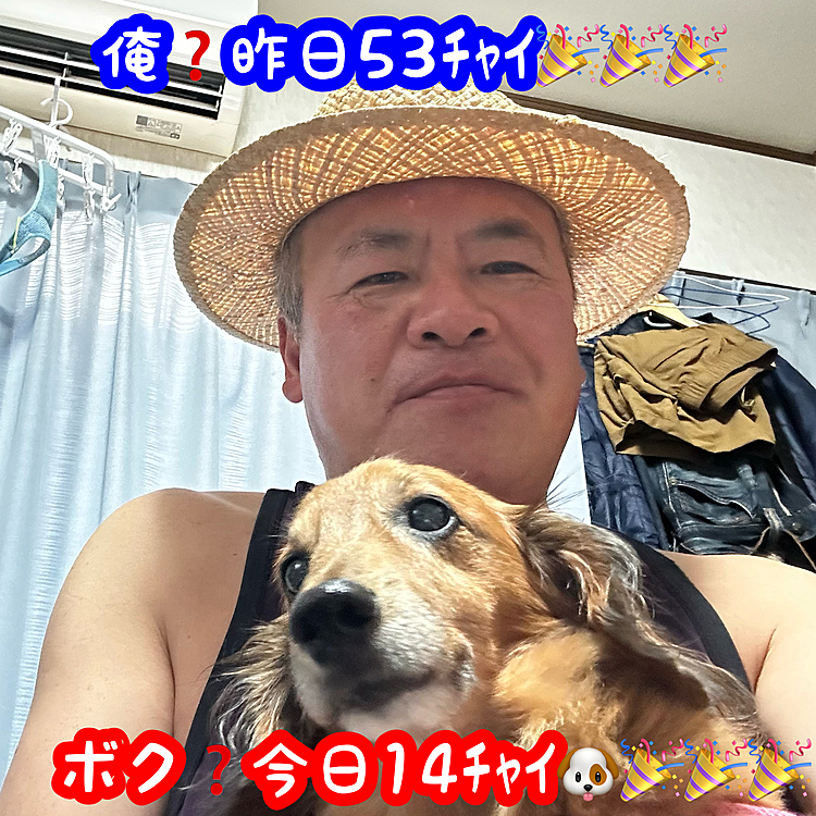 おはようございます✋
本日ココちゃん🐶無事に14歳になりました~~~🎉🎉🎉
今朝のお散歩はいつもよりもちょっと跳ねて歩いてる様にも見えて14にして益々元気💪な感じがします😊
皆さんの投稿見ると14歳なんてまだまだ若造だょね～💦って思えます😳もっと頑張ろうね🐶💪