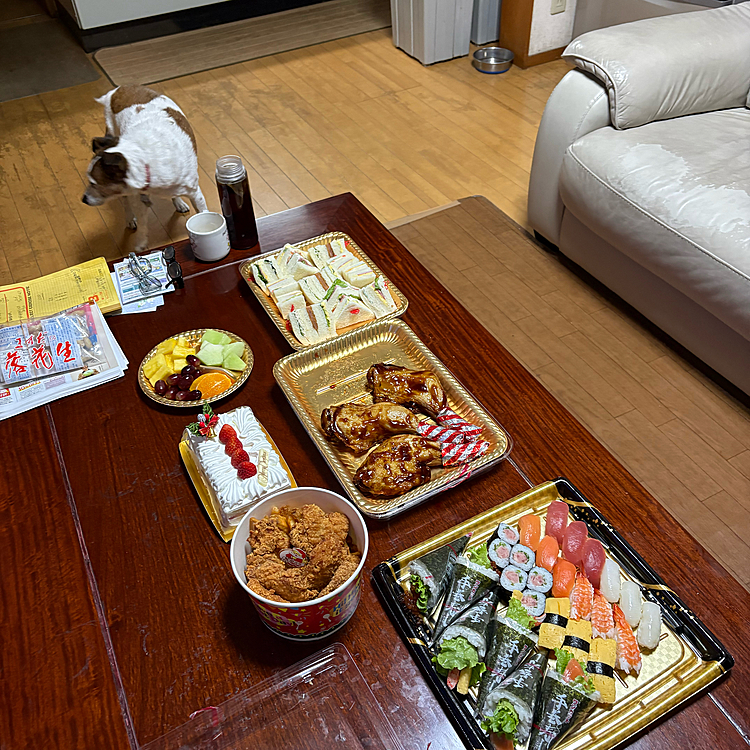 クリスマス料理確認