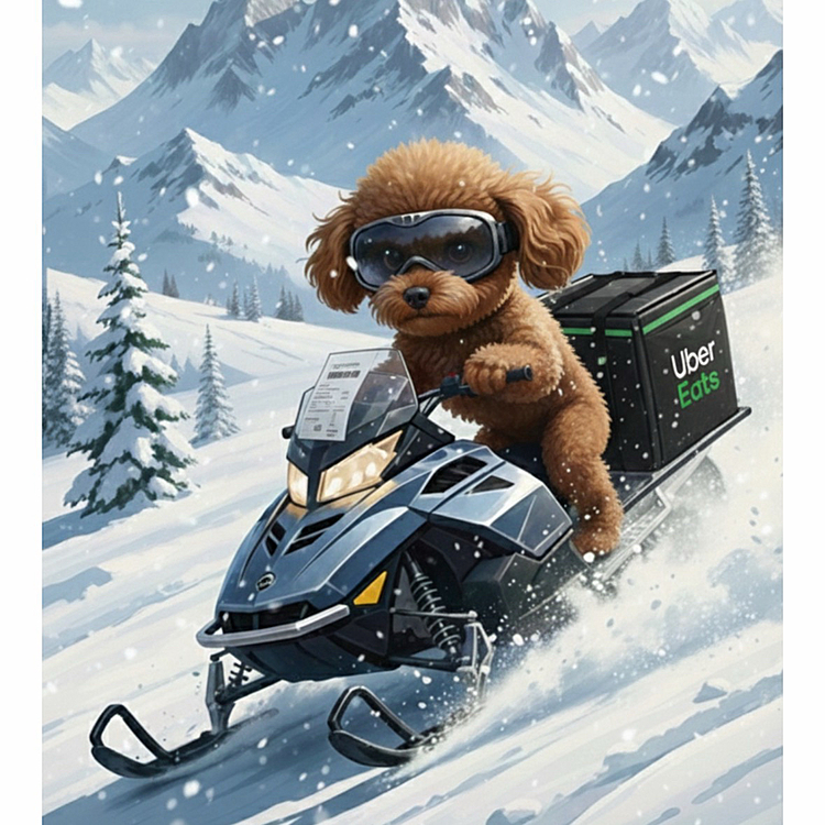 みなしゃまに今日中にお届けするために

Uberでお届けしましゅ









