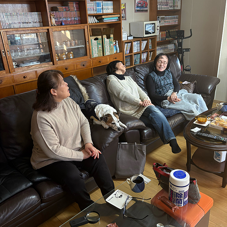 息子もパパもいるのに、、😅