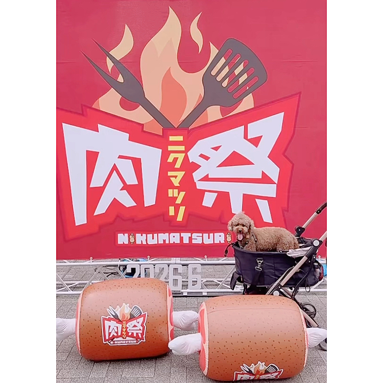 肉フェスとは違うんだけど、お肉メインのブースがありました






