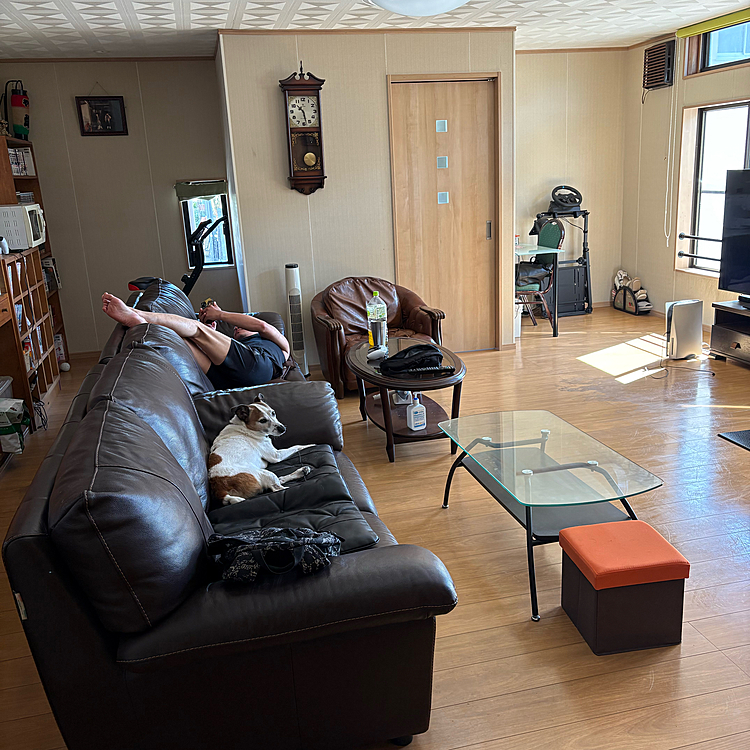 でも、暑くなったようで
再び息子のいる部屋へ🥶